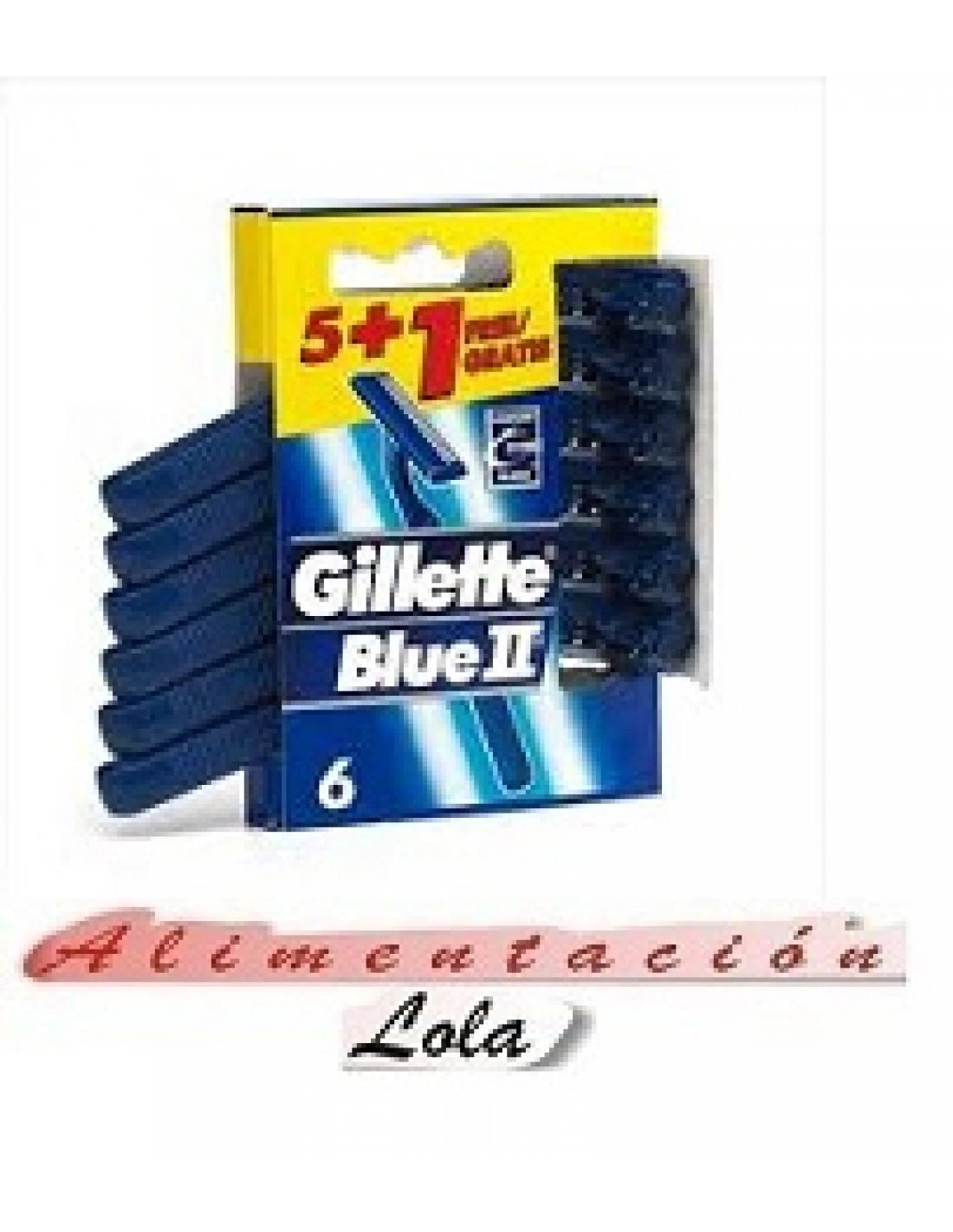 Gillette Blue II Razor 5+1