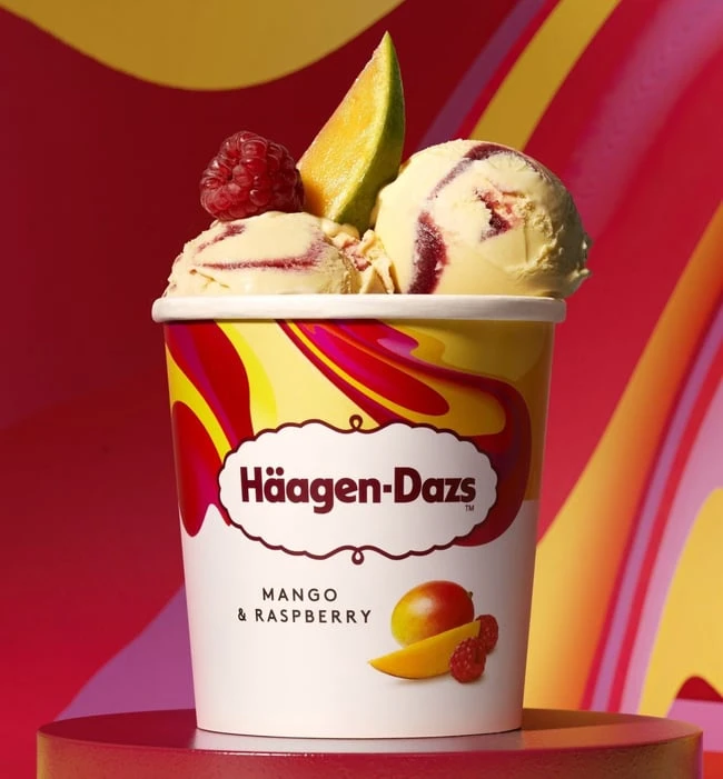 Häagen-Dazs Mango Raspberry 460ml