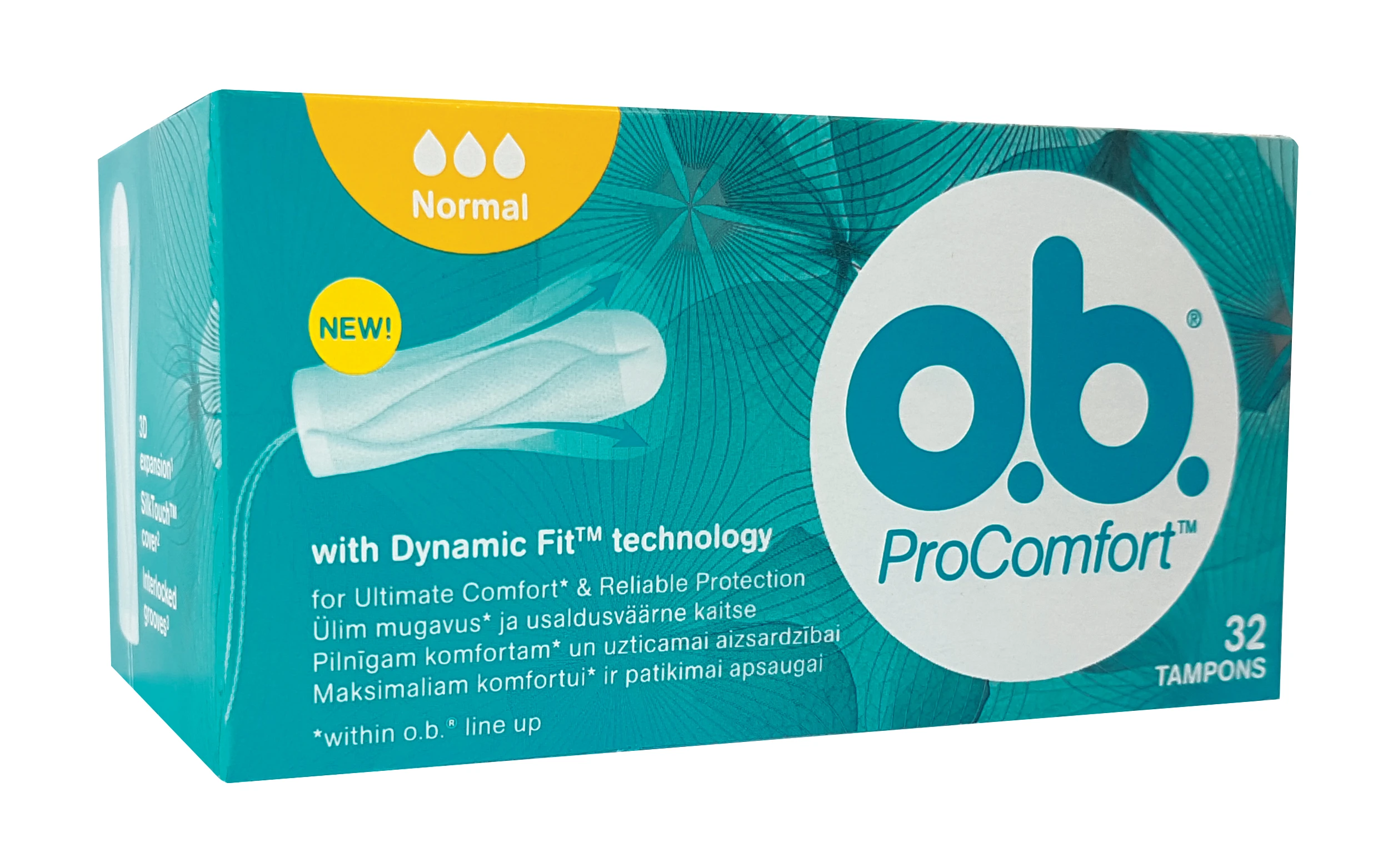 O.B. Pro Comfort Normal 32 Pieces
