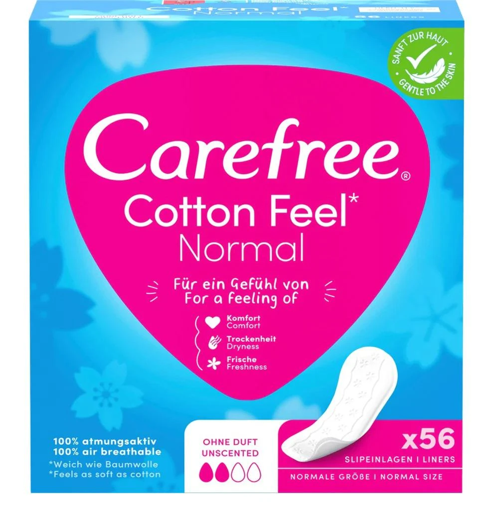 CAREFREE SALVASLIP X56 COTTON FEEL NORMAL