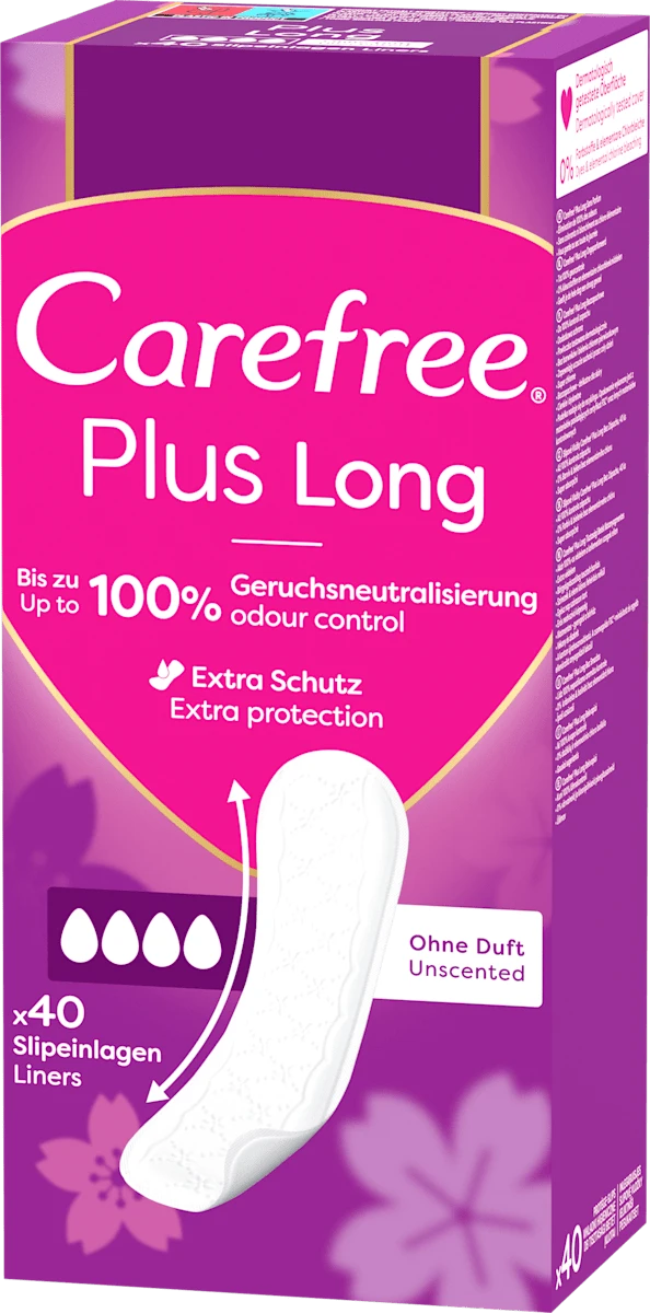 CAREFREE PLUS A40 LONG LARGE 1940 INSERTS