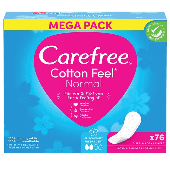 Cotton Feel Frischeduft 76 Stück