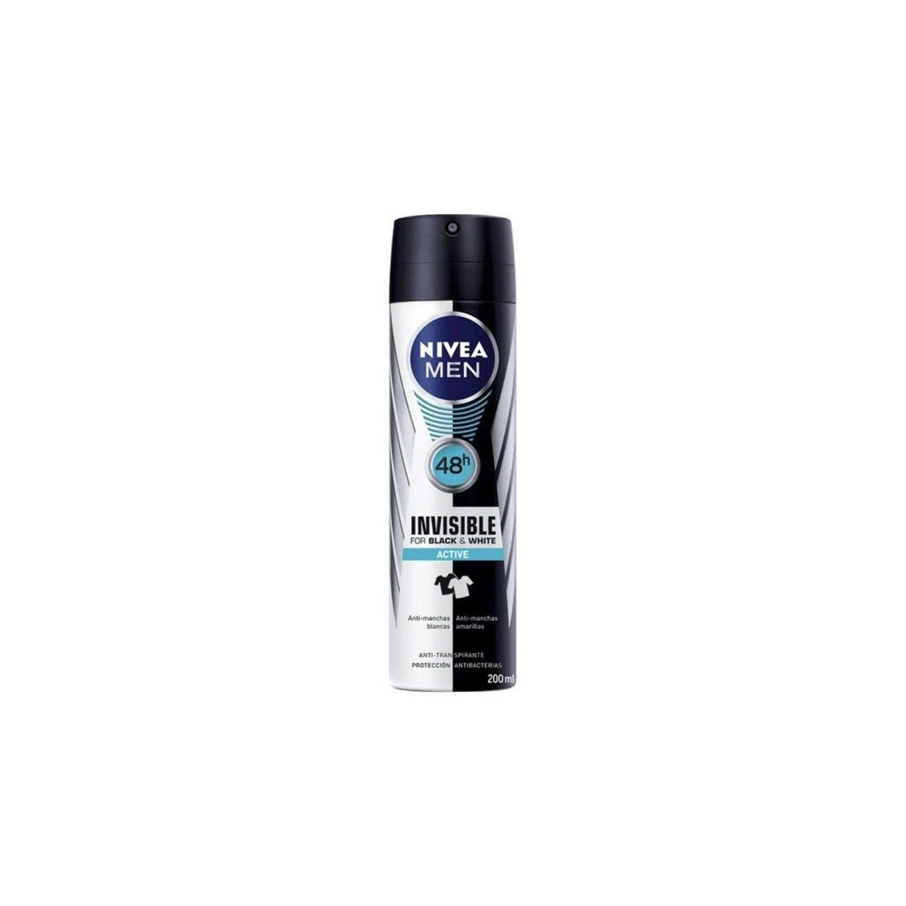 Nivea Men Black & White Active Invisible Antibacterial Deodorant Spray 200ml