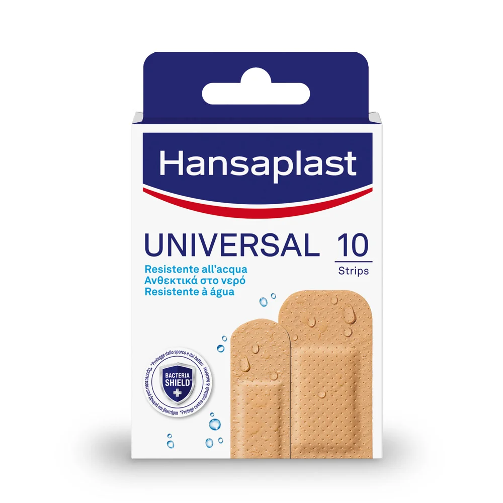 CLASSIC BAND-AID 2 SIZES 10 PCS. HANSAPLAST 45905