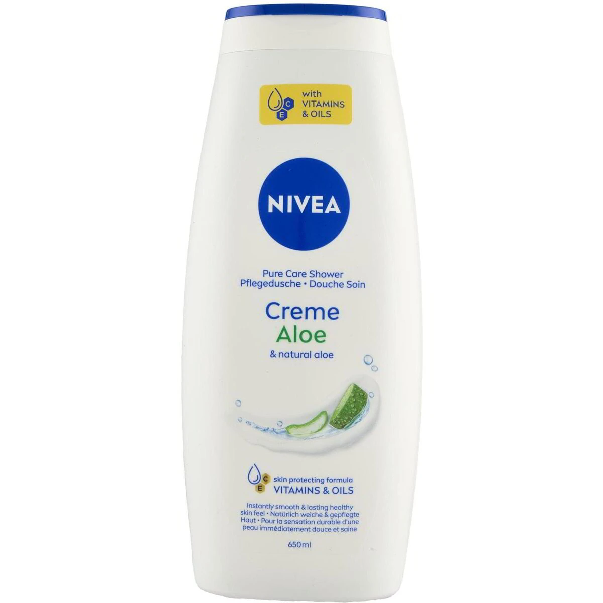 Nivea Shower Gel Creme Aloe Vera 650ml