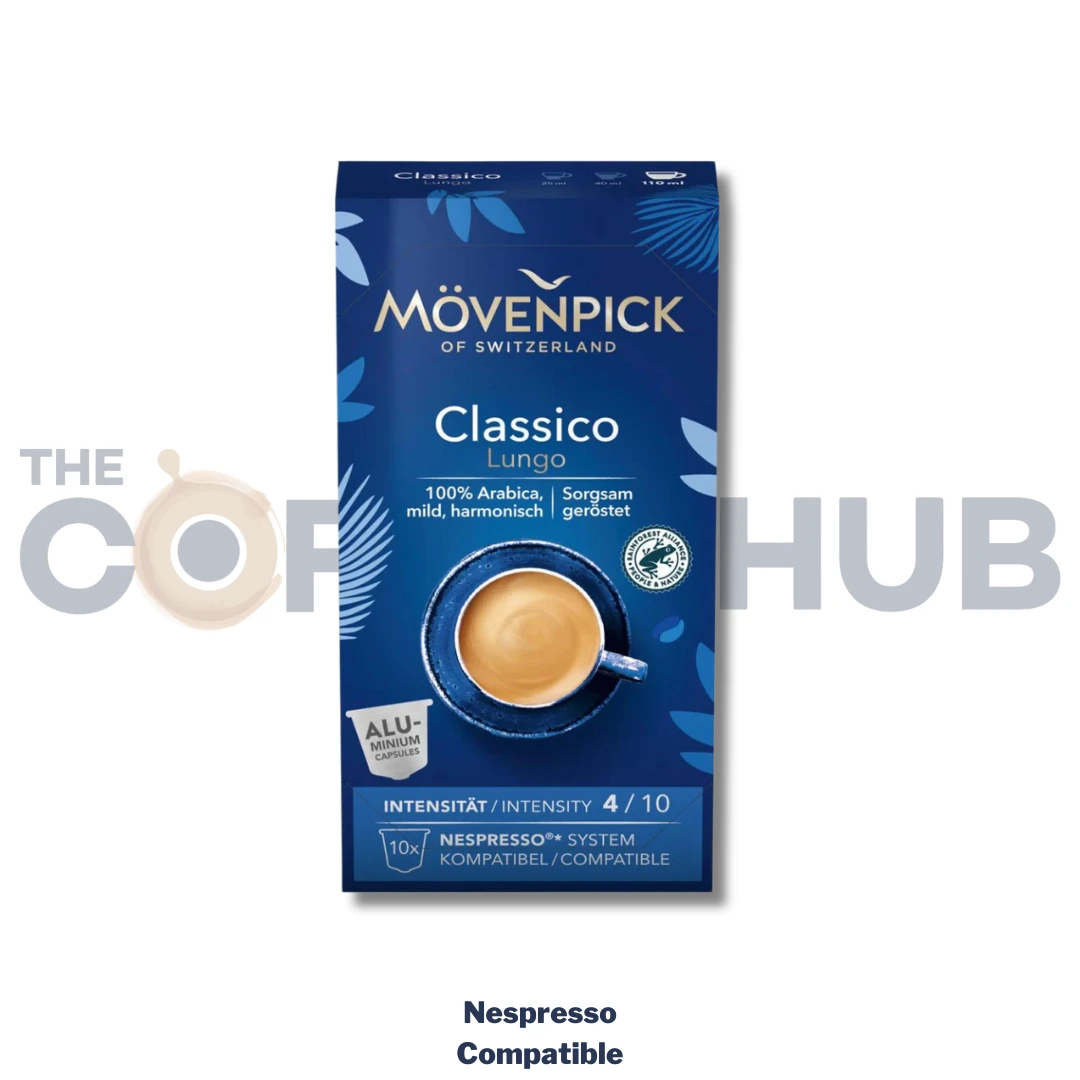 MOVENPICK 10CAPS. (57G) NESPRESSO LUNGO CLASSICO /8