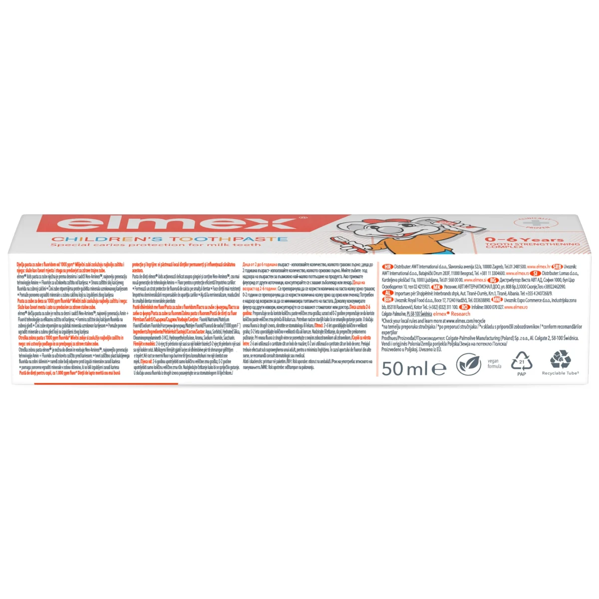 Elmex Toothpaste Kids 0-6 Years Red 50ml