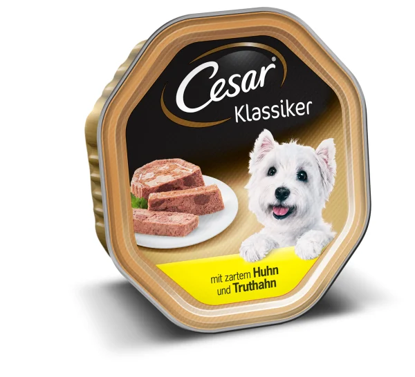 Cesar Schale 150g Klassik mit Huhn und Truthahn