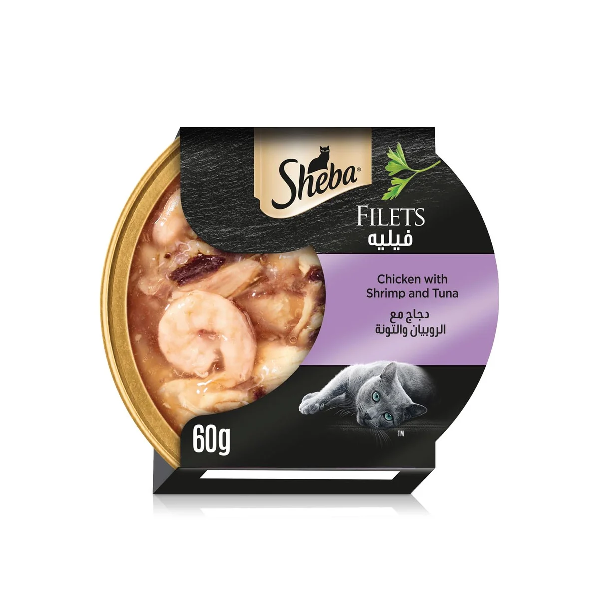 SHEBA Filets Single 60g Huhn & Garnele