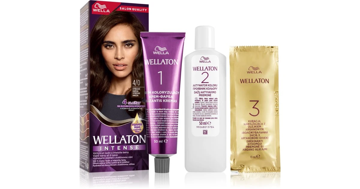 Wella Wellaton Hair Color Intense 4/0 Medium Brown