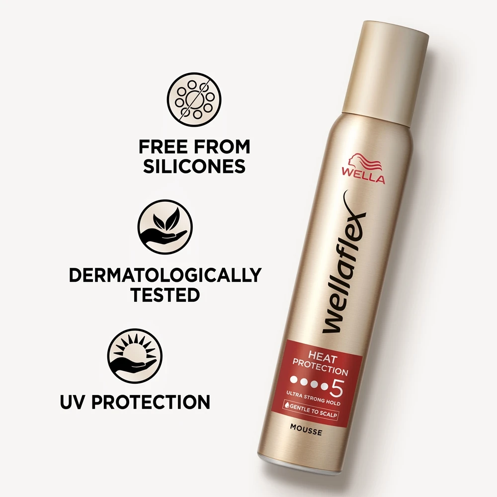 Wella Wellaflex Mousse Heat Protection 200ml