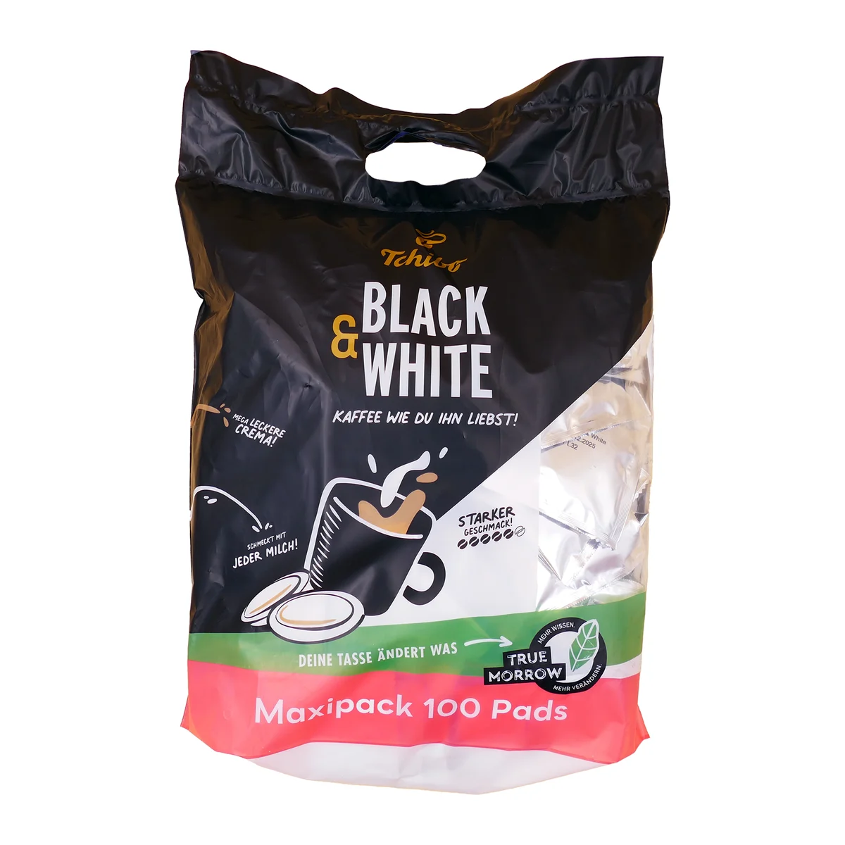TCHIBO 100PCS. BLACK&WHITE SENSEO PADS /8