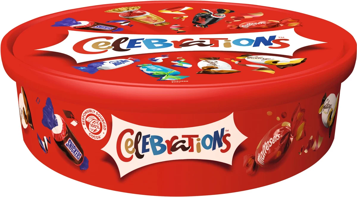 Celebrations Tube 600g