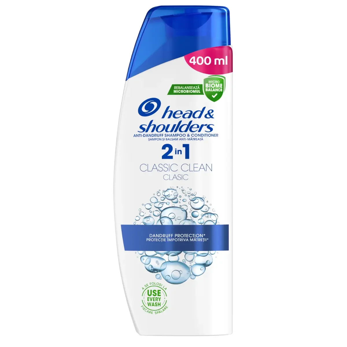 HEAD&SHOULDERS SHAMPOO 400ML 2IN1 CLASSIC CLEAN IMP 1941 1532