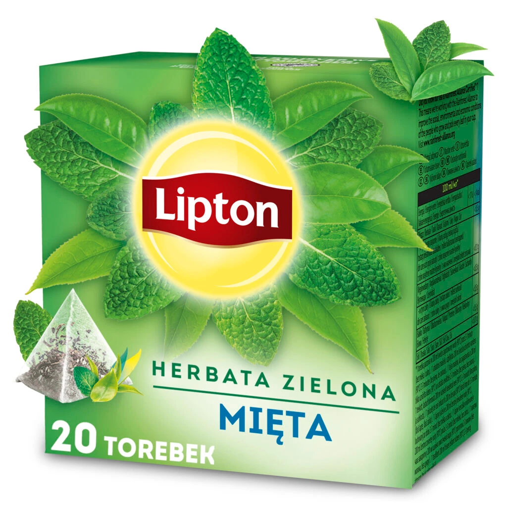 Lipton Green Tea Intense Mint 20 Bags