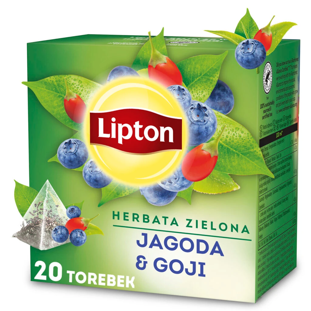 Lipton Green Tea Blueberry & Goji 20 Bags