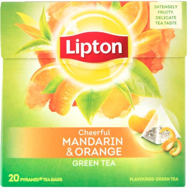 Lipton Green Tea Mandarin & Orange 20 Bags