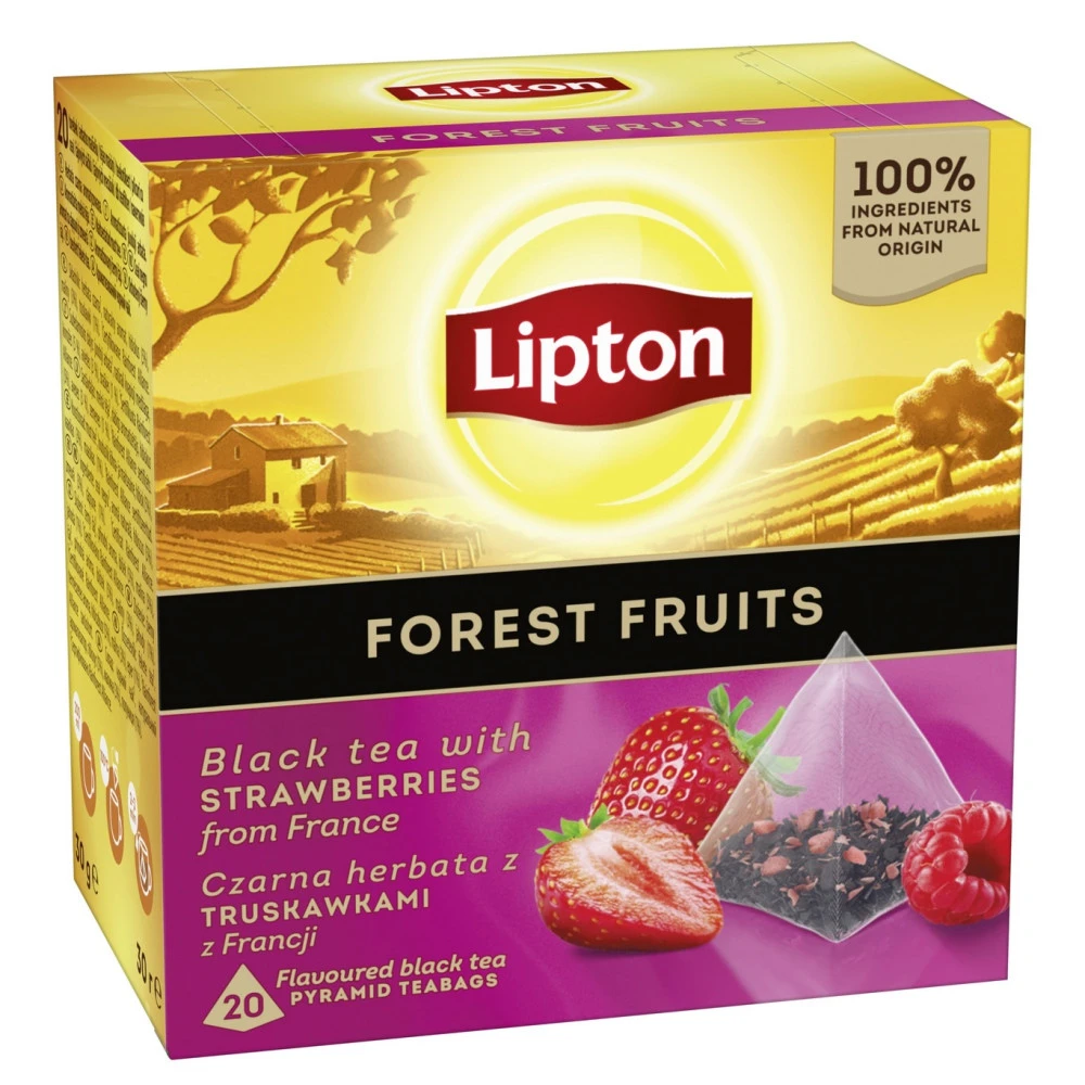 Lipton Black Tea Forest Fruits 20 Bags