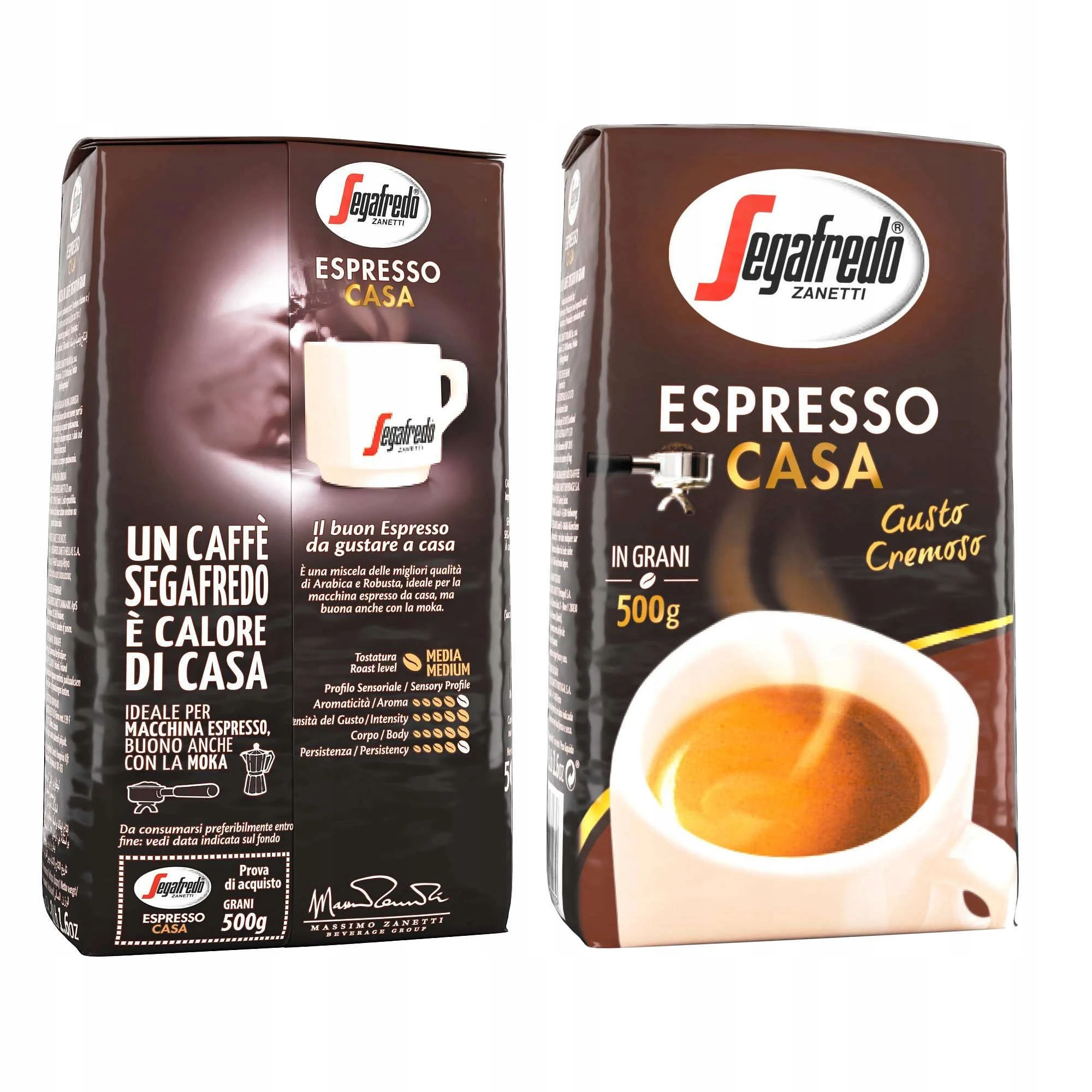 SEGAFREDO 500G CASA - BEANS /10