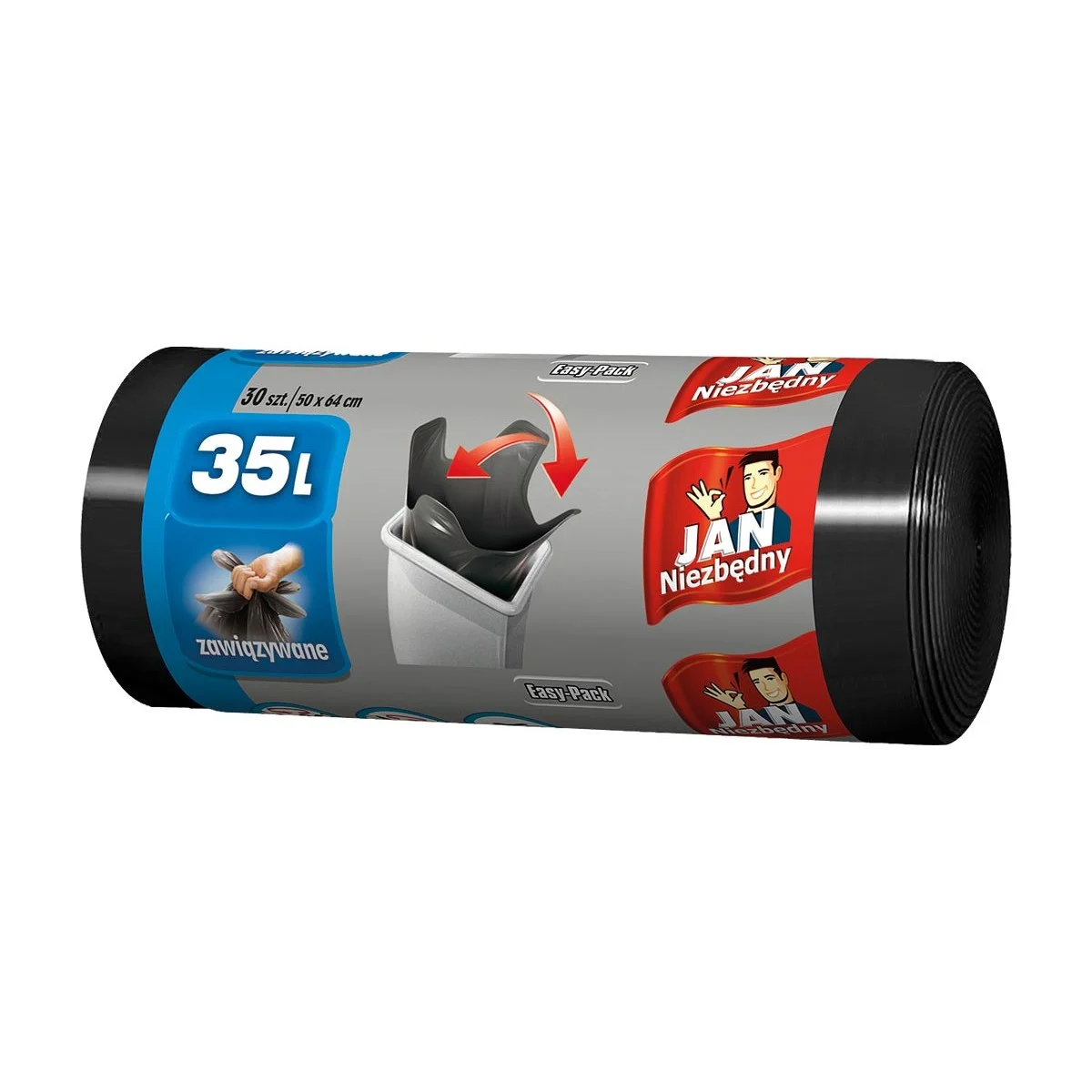 Jan Easy Garbage Bags 35l A30 Black