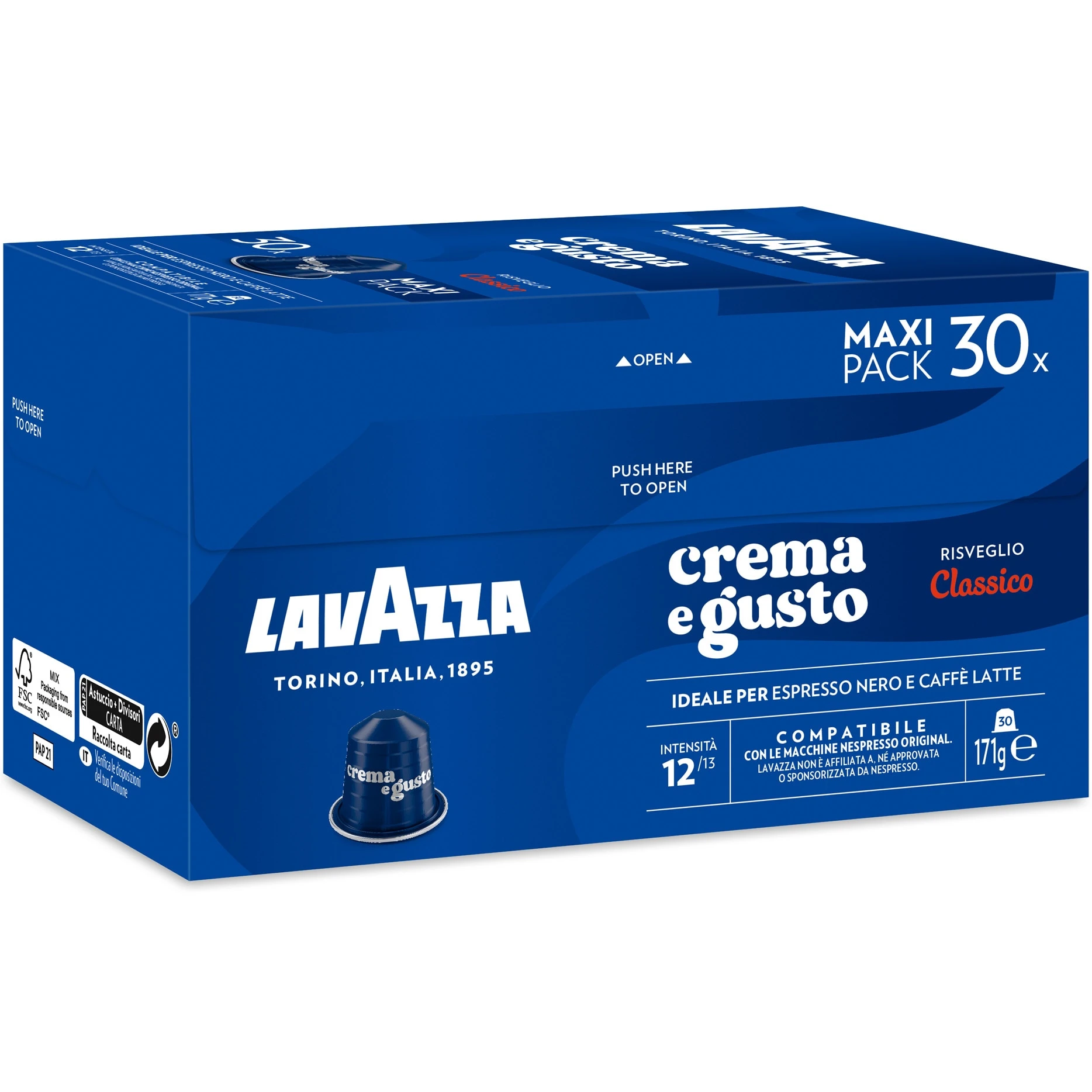 LAVAZZA 30CAPS. (171G) NESPRESSO CREMA E GUSTO CLASSICO /8