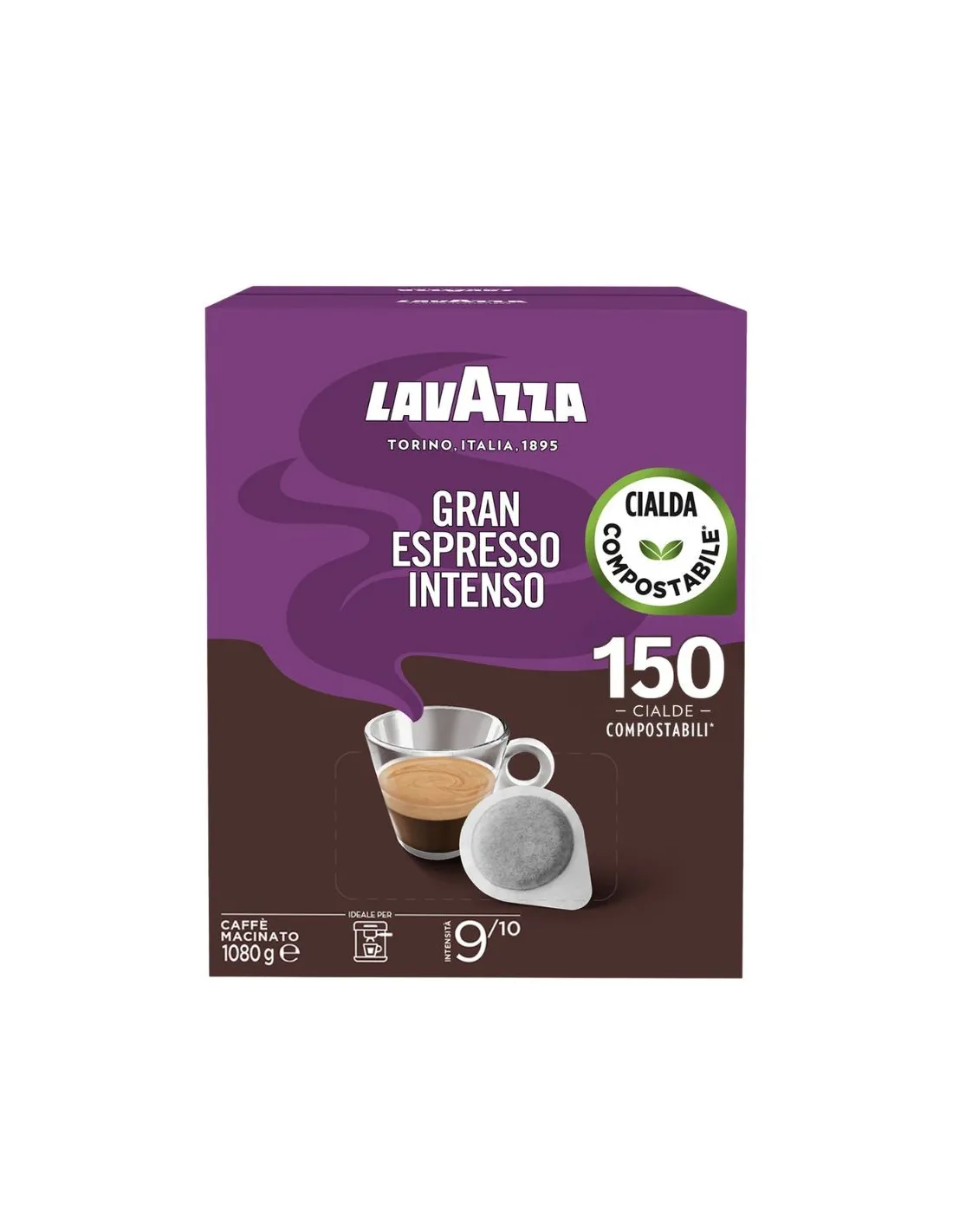 LAVAZZA 150ESE (1,080G) PODS GRAN ESPRESSO INTENSO 04801 /1