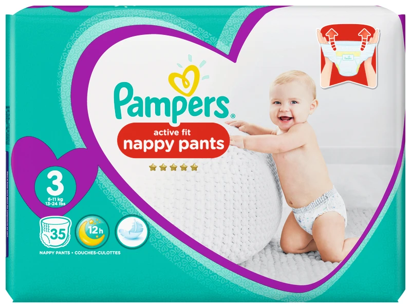 PAMPERS PREMIUM PROTECTION PANTS MIS.3 X35