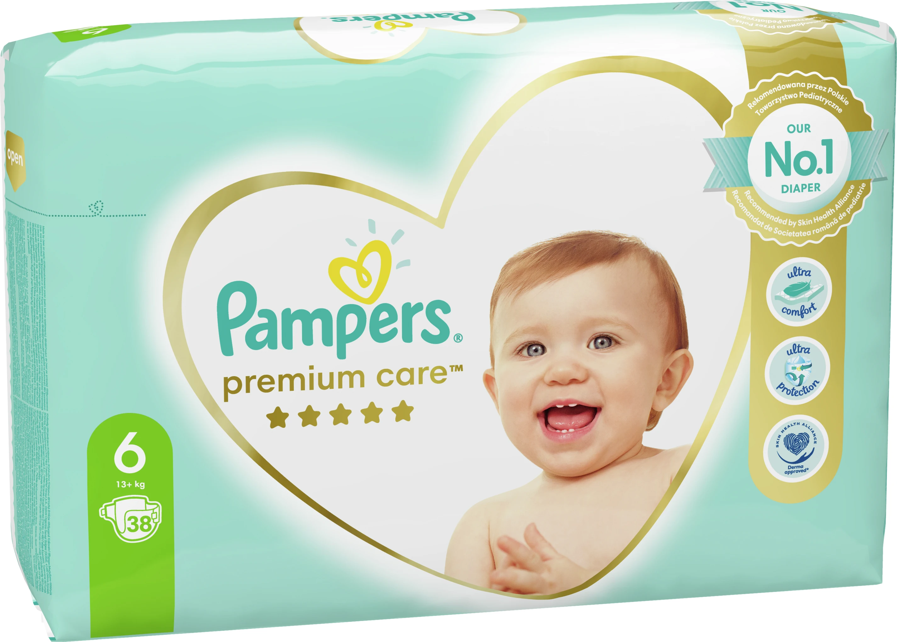 Pampers Premium Care Size 6 Jumbo Pack 38pcs