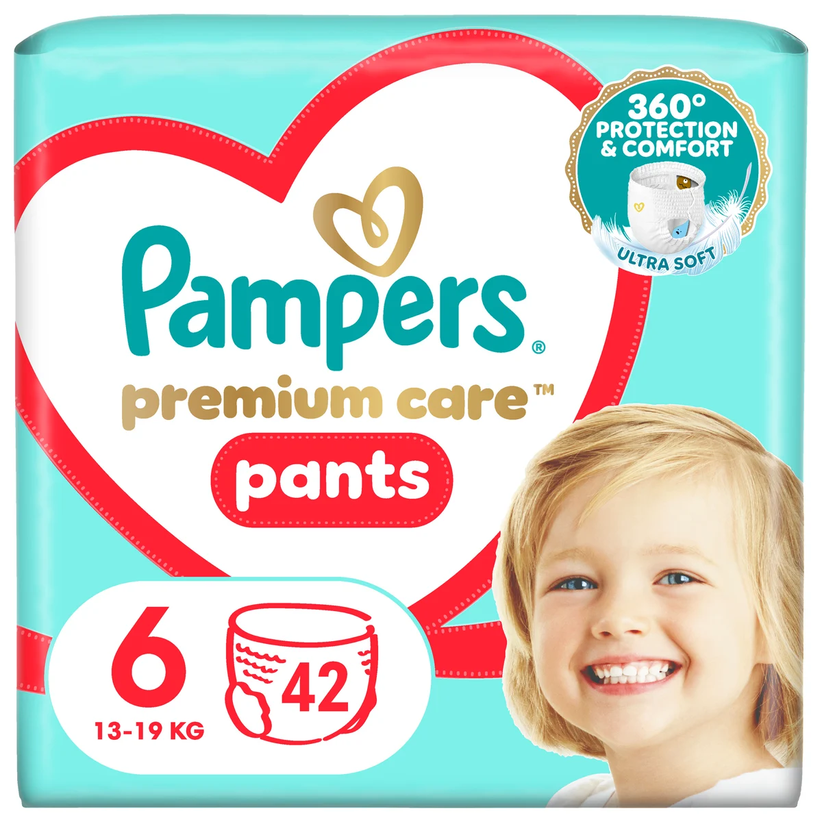 Pampers pants 42pcs size 6
