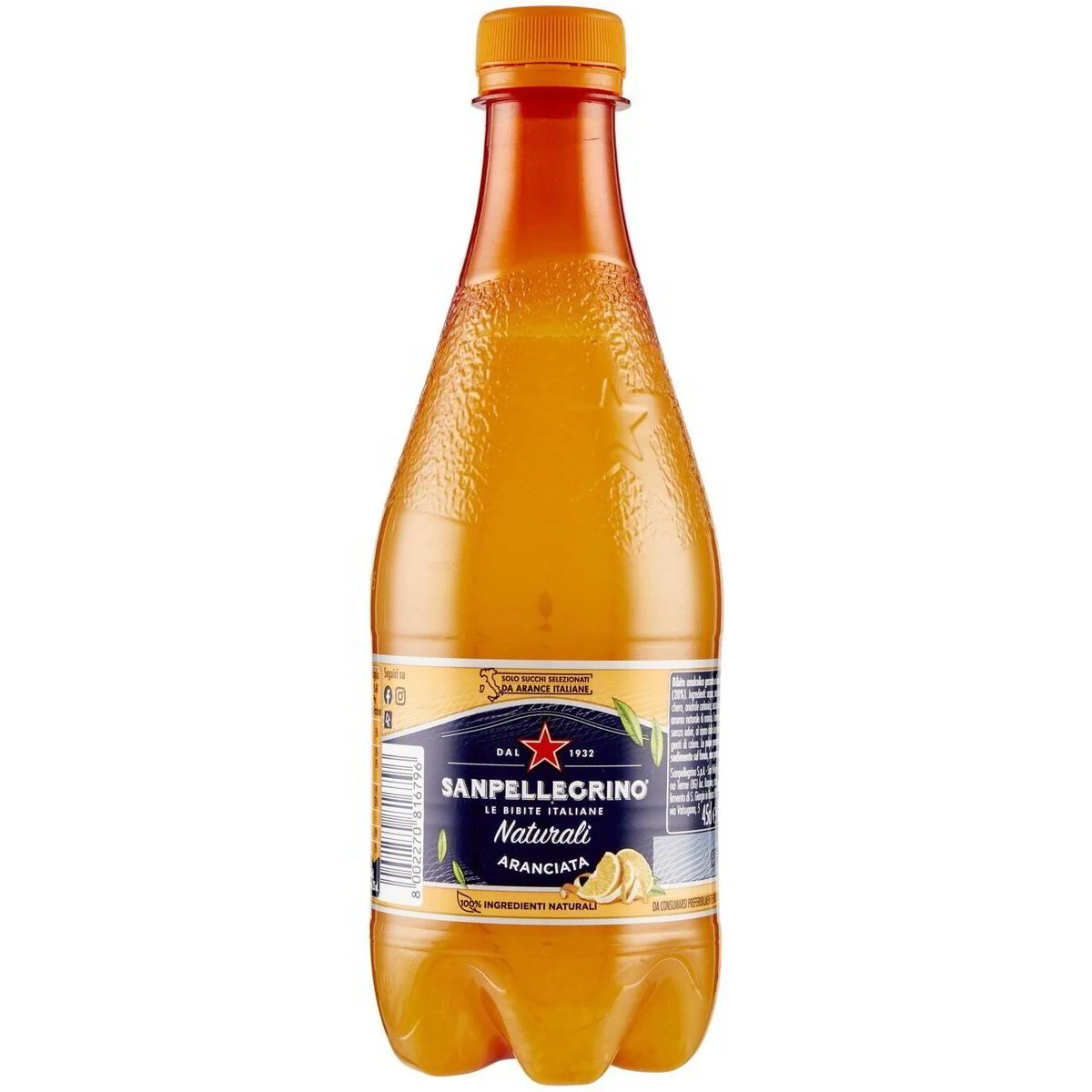 San Pellegrino Aranciata naturale 45cl PET