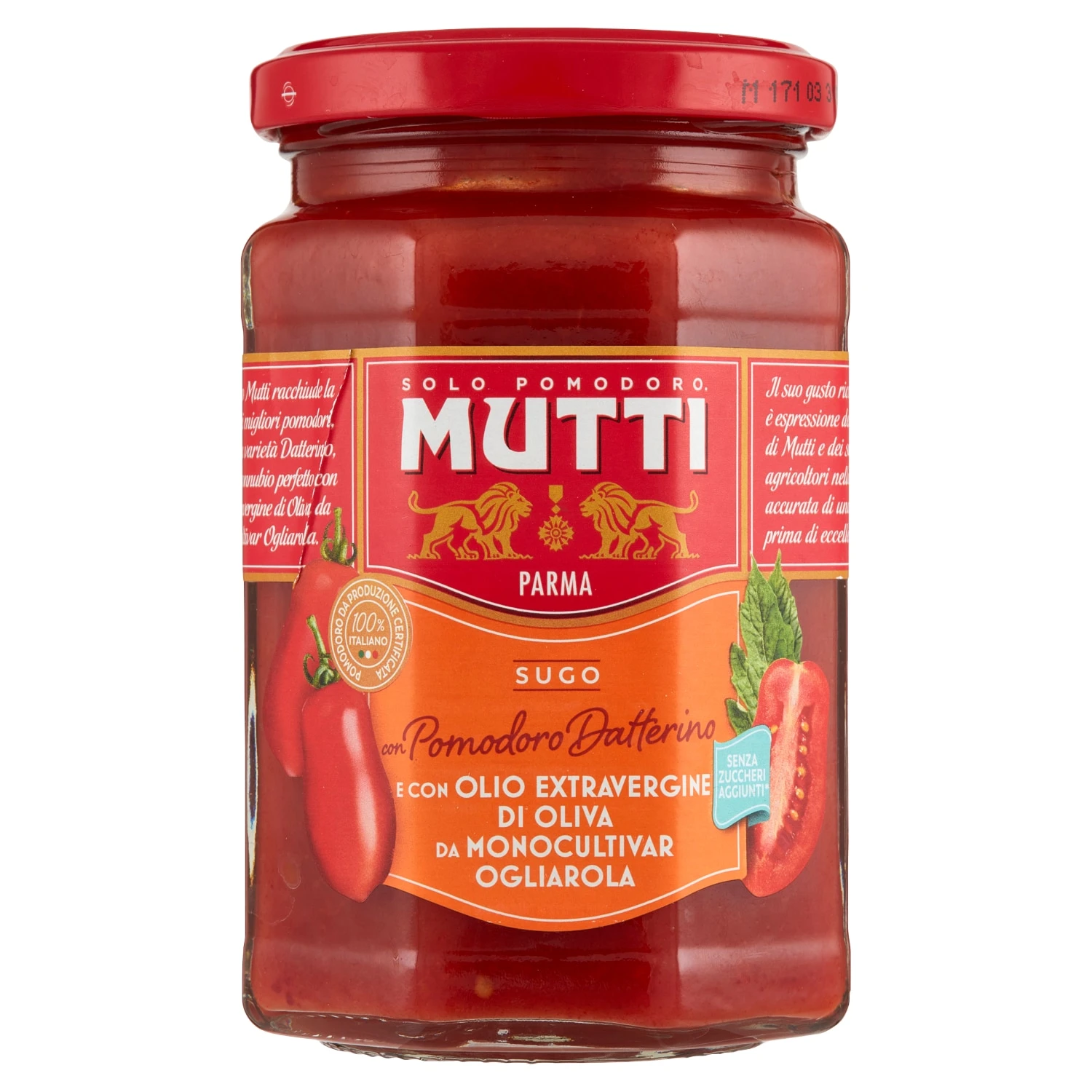 Mutti Sugo Di Pomodoro Con Datterino 280g