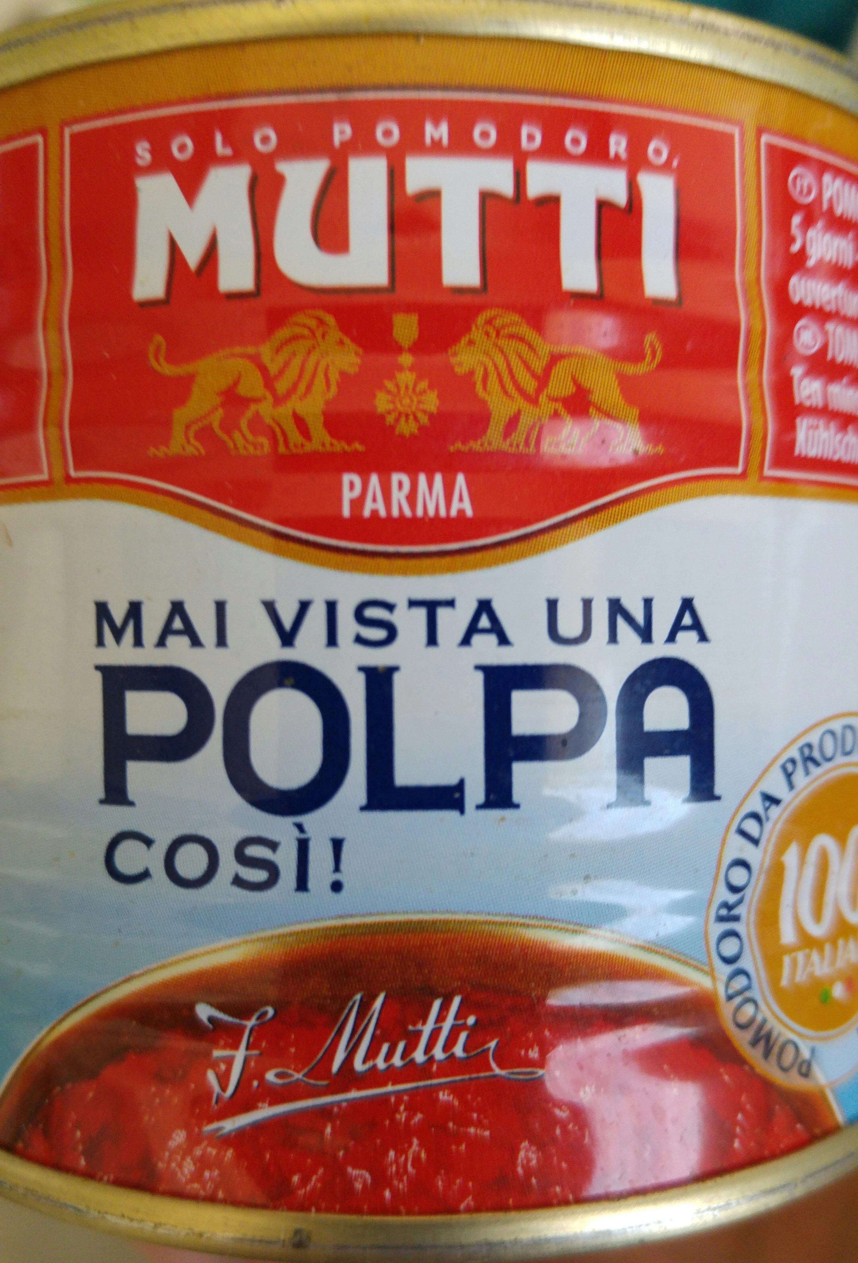 Mutti Polpa 2x210g