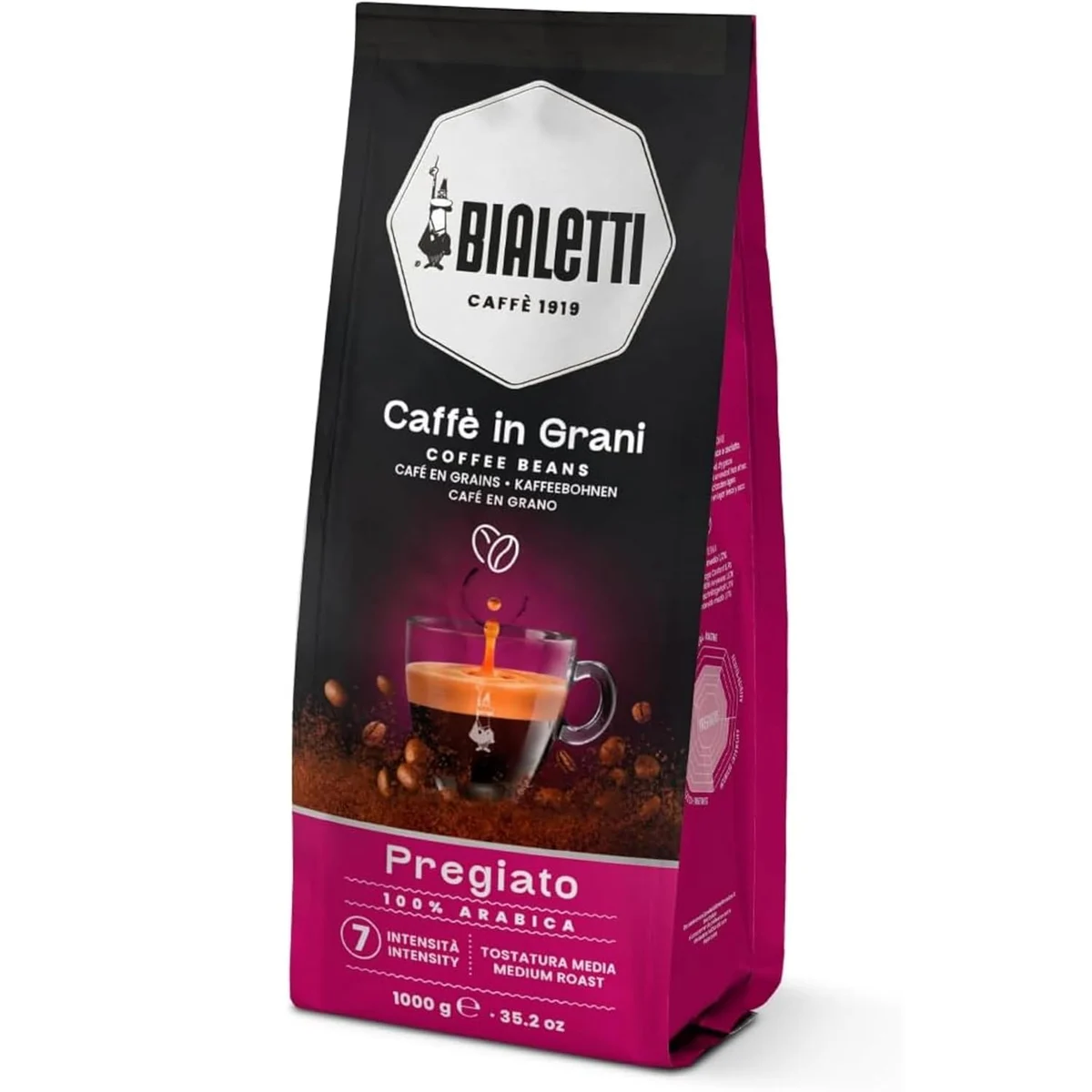 Bialetti Pregiato 100% Arabica Beans 1kg Z/6