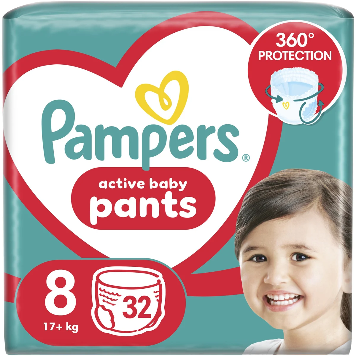 Pampers pants 32pcs size 8