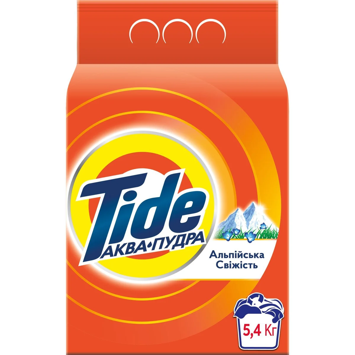 Tide Automat Washing Powder Aqua Alpine Freshness 5.4kg