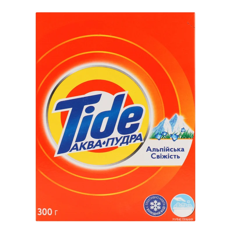 Tide Manual Washing Powder Aqua Alpine Freshness 300g