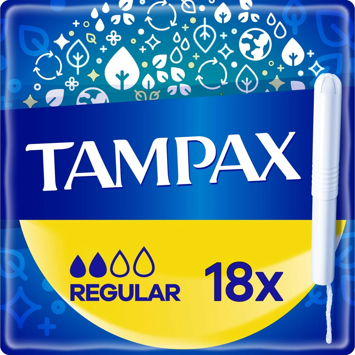 Tampax Regular Tampons With Applicator 18pcs