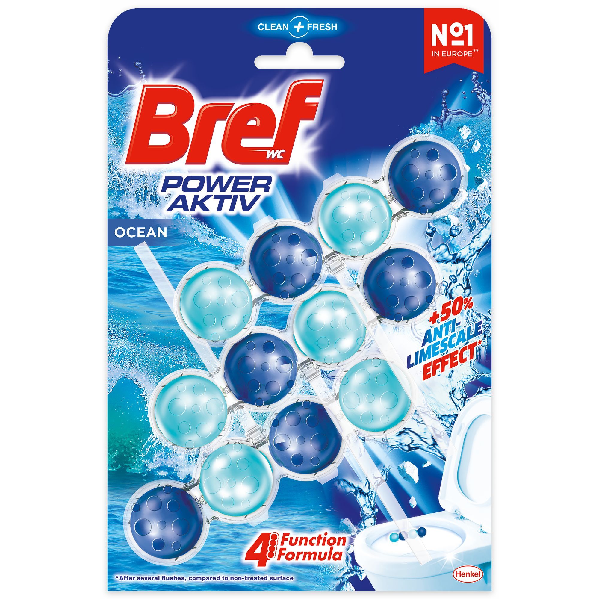 Bref WC Power Active Ocean 50g