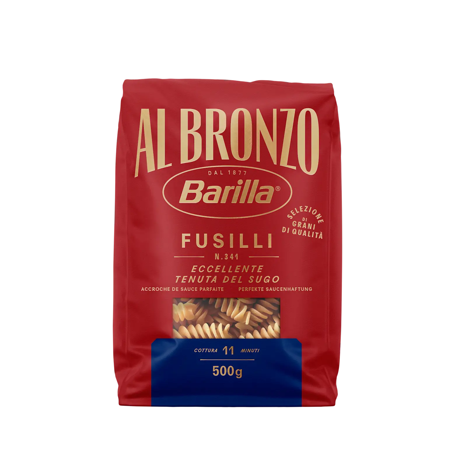 BARILLA PASTA ALBRONZO 500G FUSILLI N.341 /18