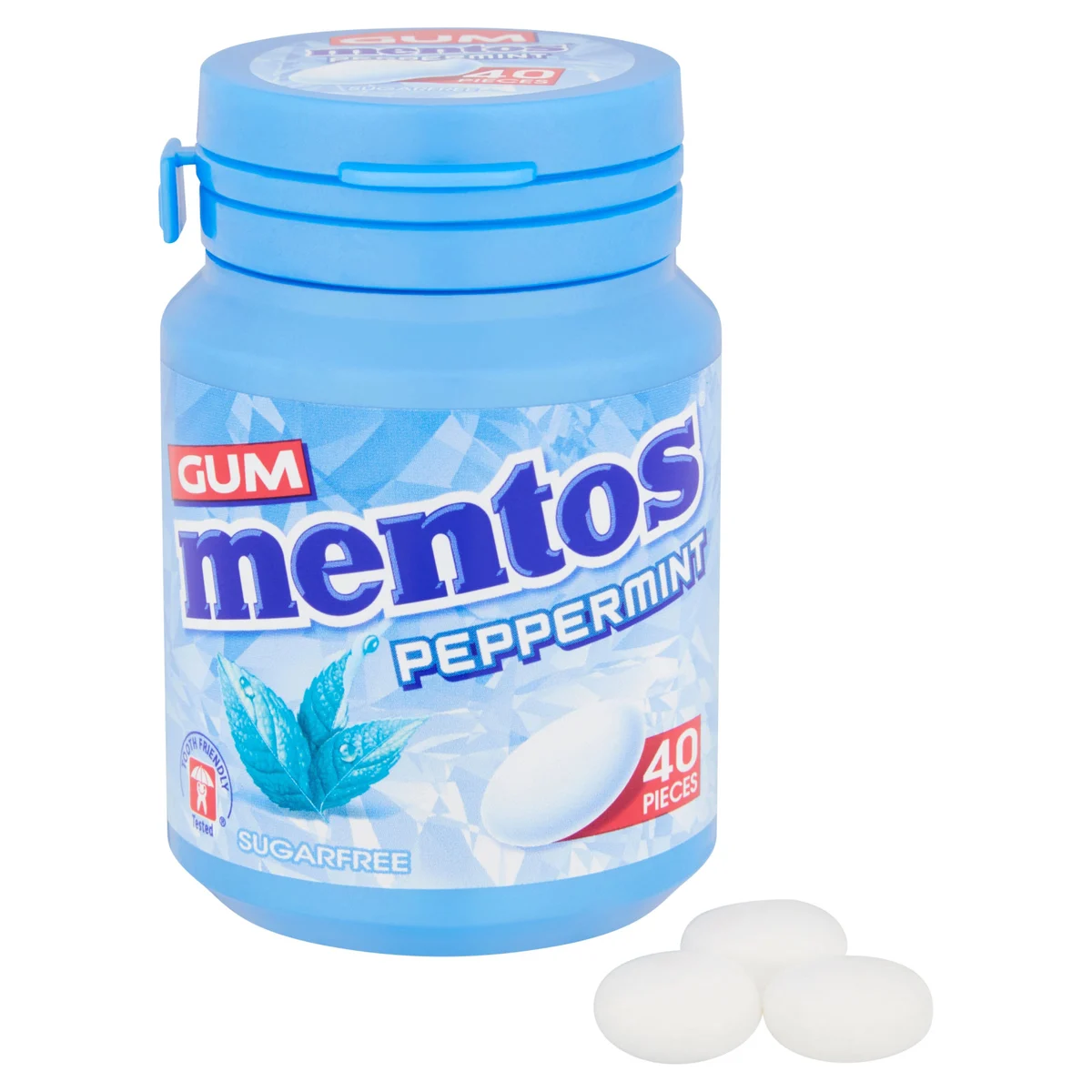 Mentos Gum Peppermint 40 Pieces
