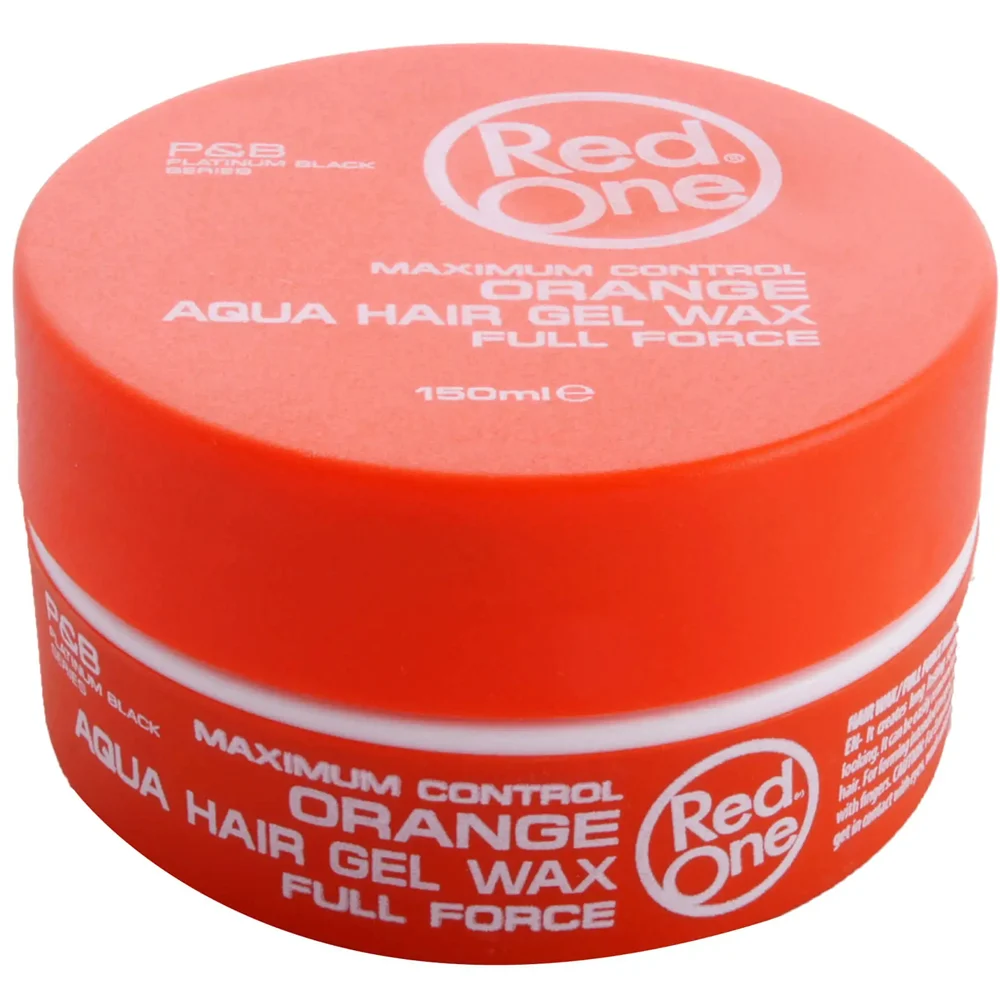 RedOne aqua hair gel wax 150 ml. Orange full force (4 minibox of 12 u.)