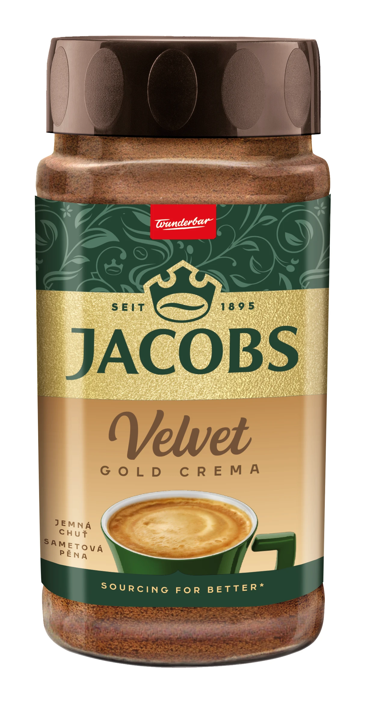 JACOBS 180G VELVET GOLD CREMA - INSTANT GLASS /6