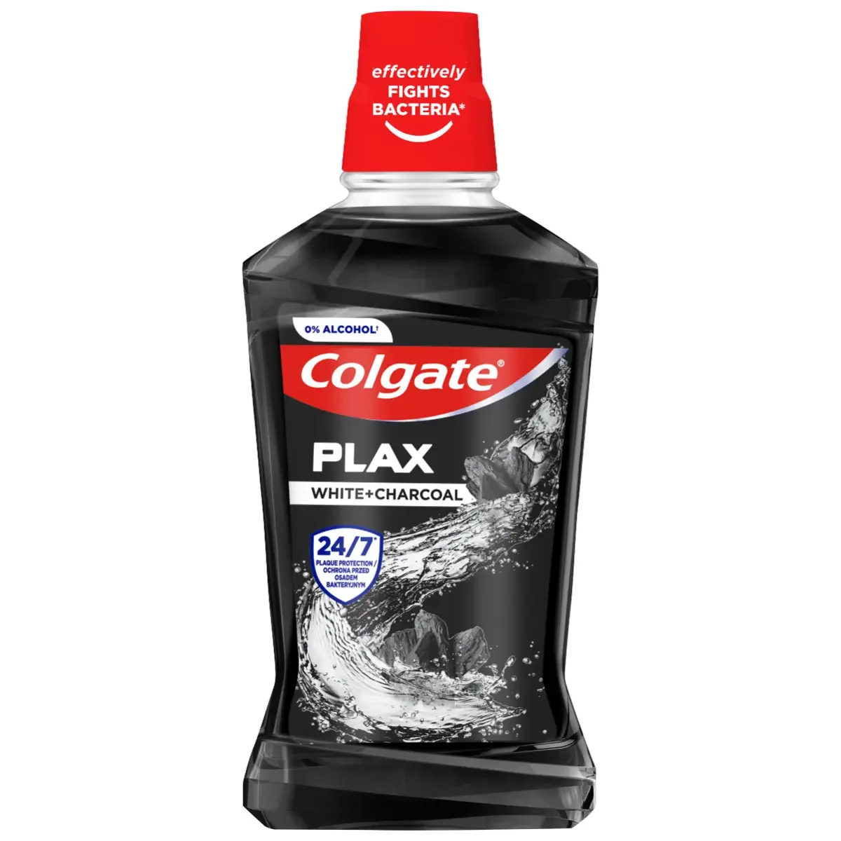 Colgate Mouthwash 500ml White & Charcoal