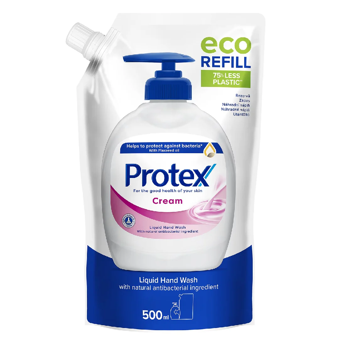 Protex Liquid soap REFILL 500ml Cream