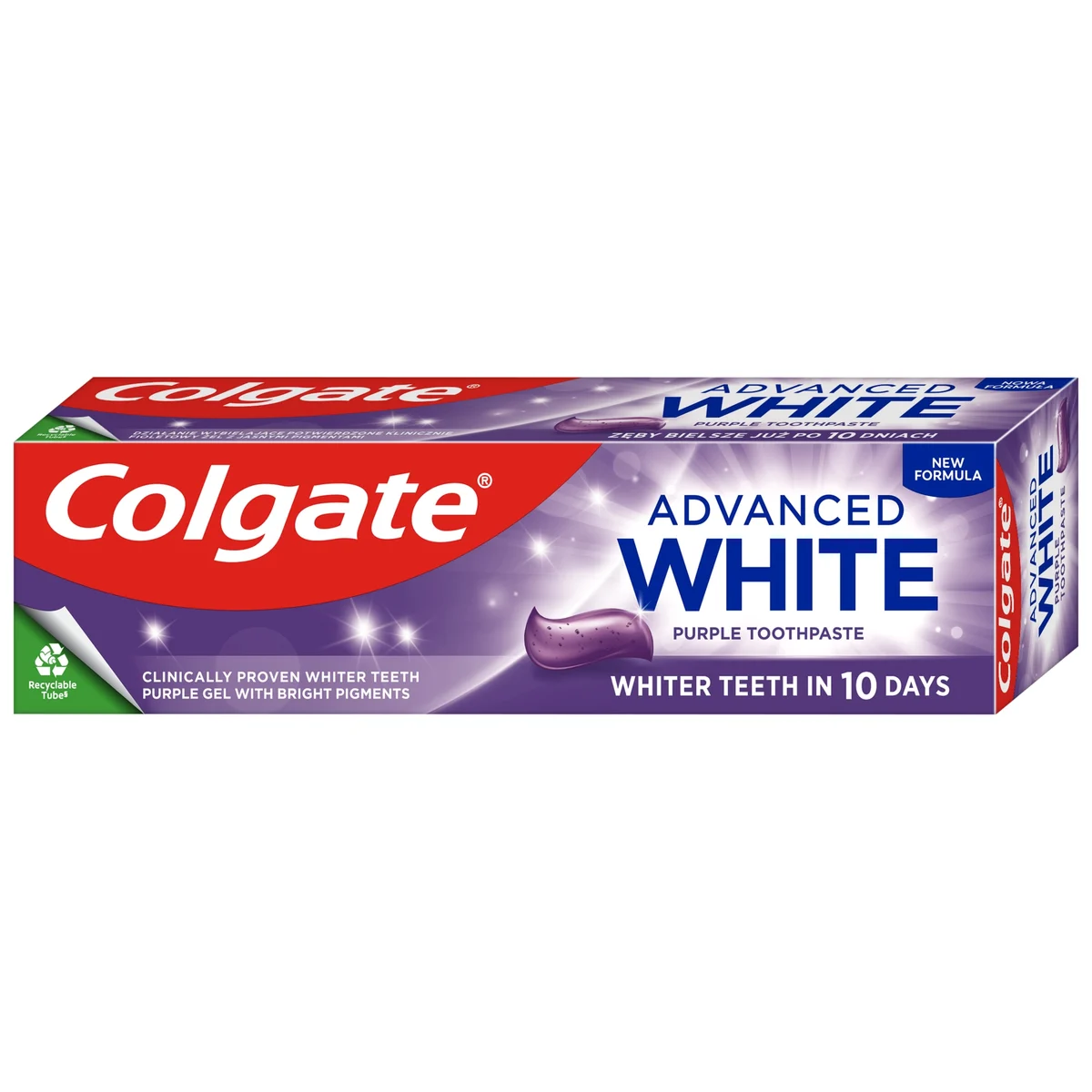 Colgate Toothpaste 75ml Advanced White Purple