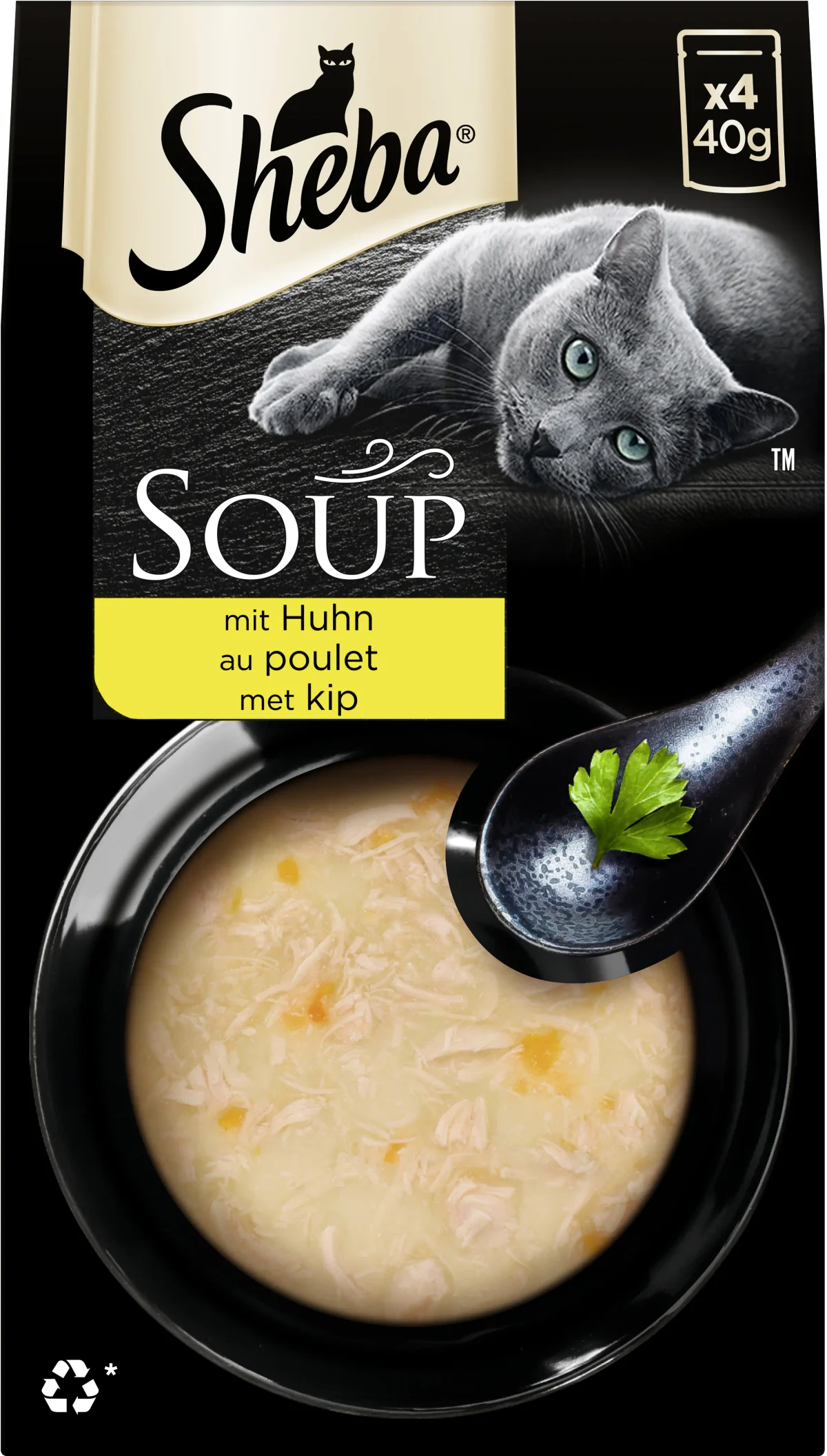 Sheba Classic Soup 4 x 40g mit Hünerbrustfilets
