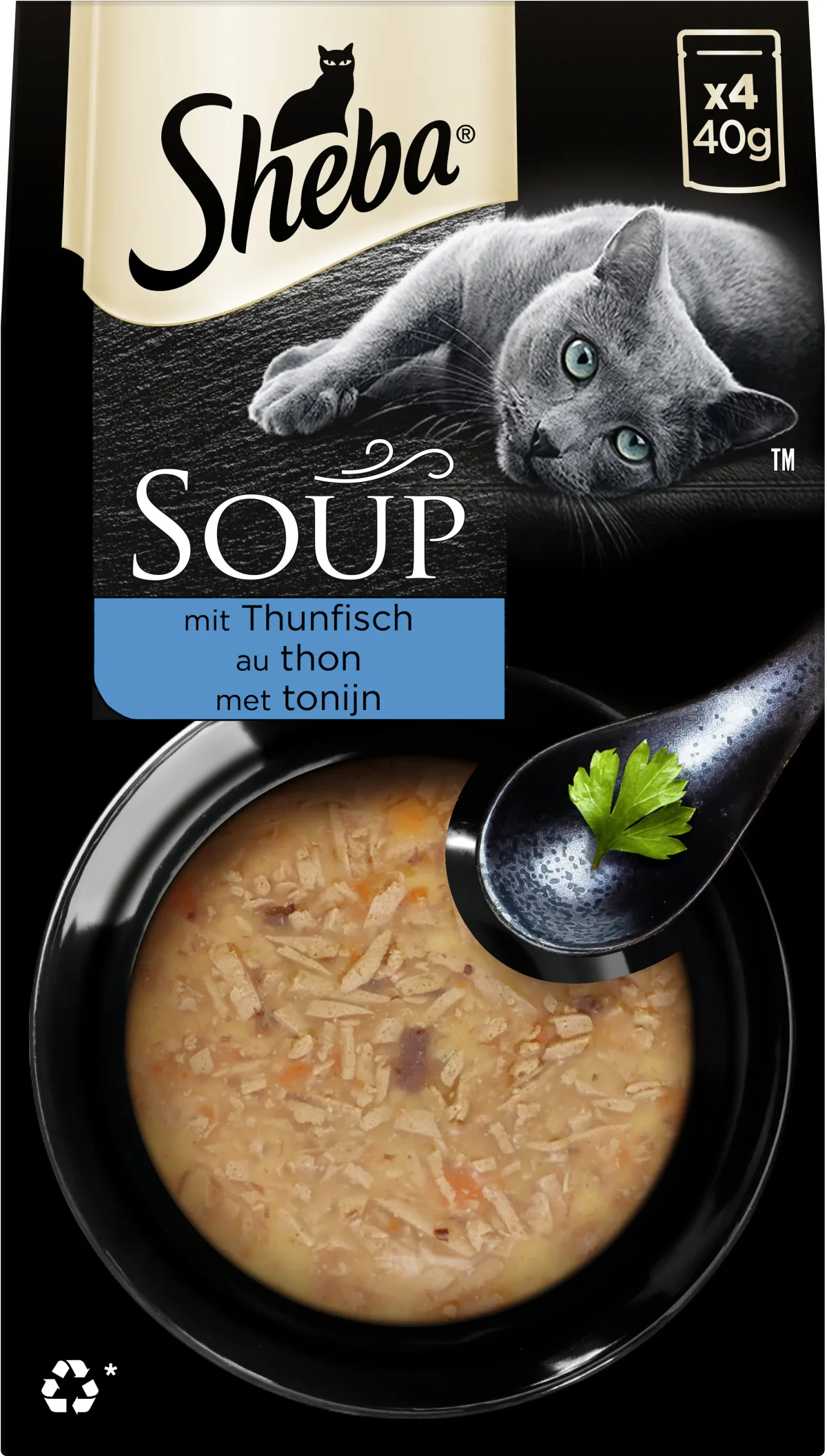 Sheba Classic Soup 4 x 40g mit Thunfisch