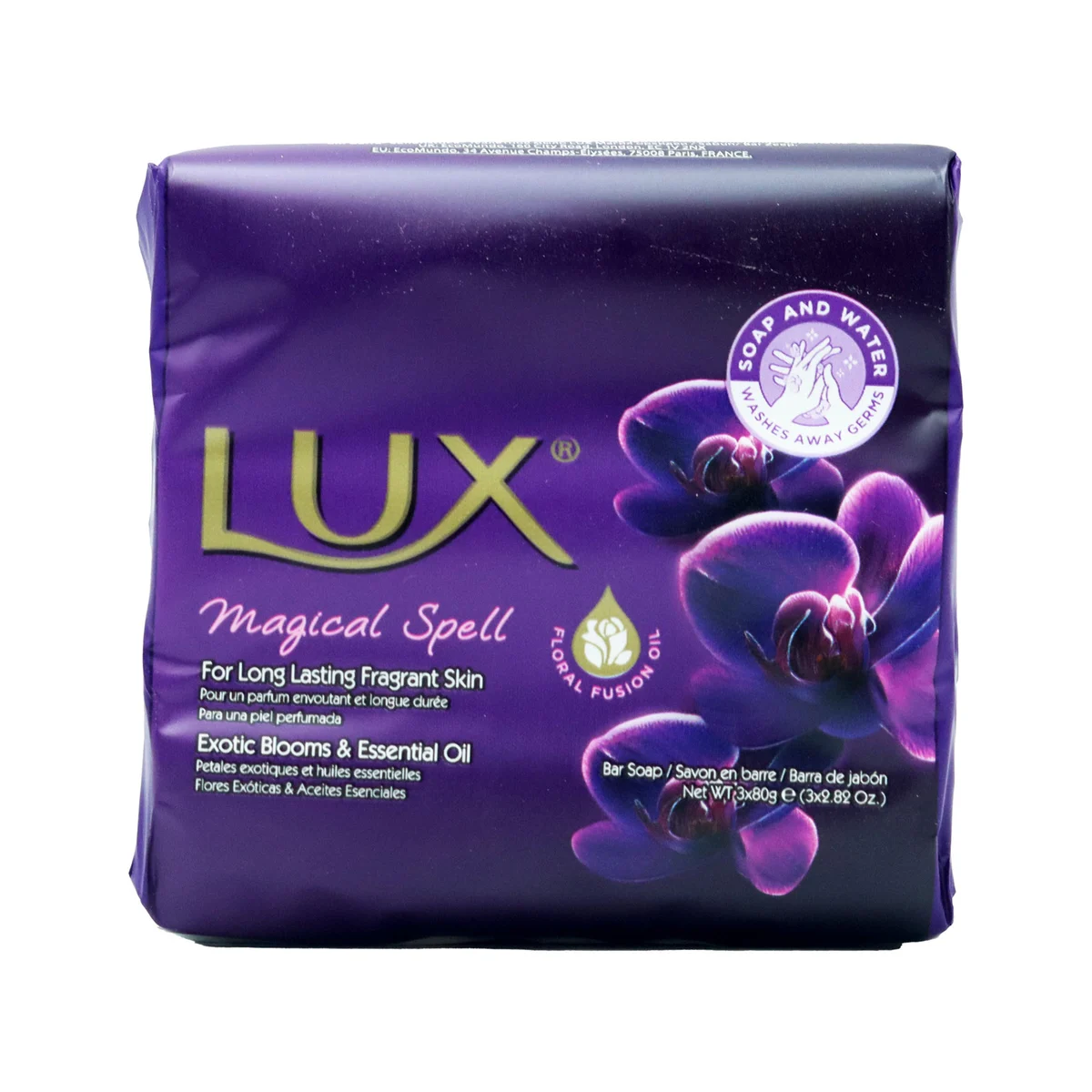 Lux Bar Soap Exotic Flowers And Essential Oil 3x80g