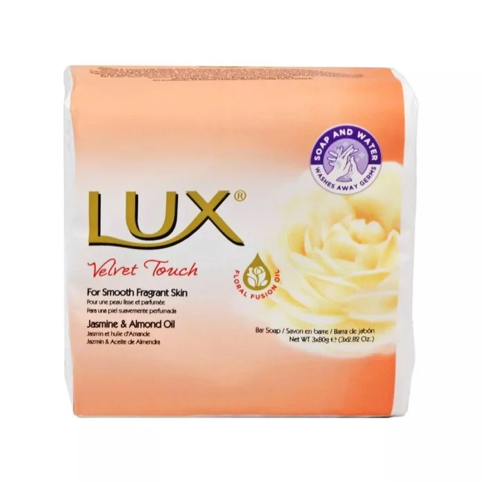 Lux Bar Soap Velvet Touch 3x80g
