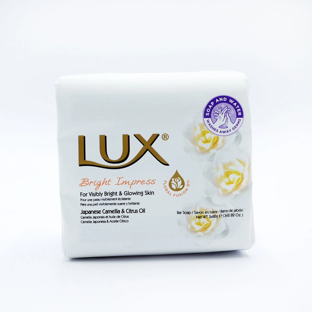 Lux Bar Soap Japanese Camellia 3x80g